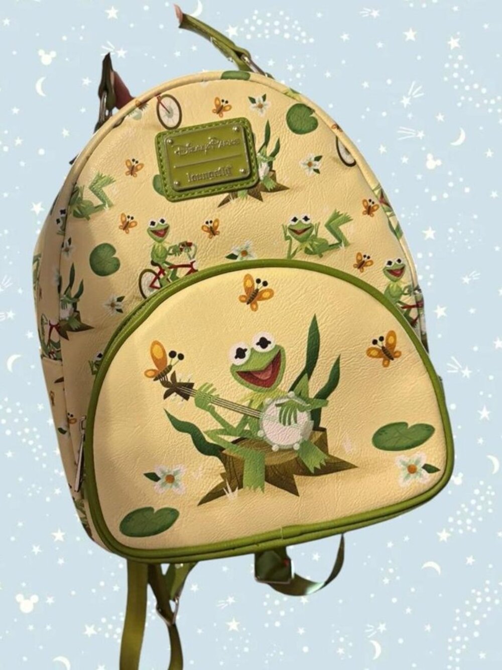 Rare Disney Loungefly the muppets Kermit the Frog